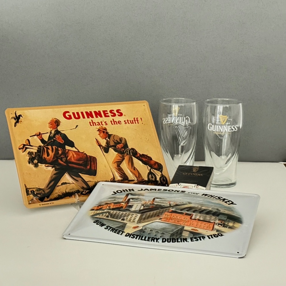 Lot-Guinness and Jameson Collectibles